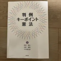判例キーポイント憲法 成文堂
