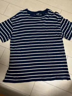 XLARGE ボーダーTシャツ M ネイビー/ホワイト