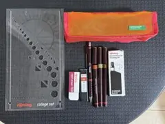 【匿名配送】廃番 ロットリング ラピッドグラフ カレッジセット シャープペン 他