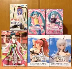 美少女フィギュア 猫猫 初音ミク おっさん剣聖 鈴ヶ森ちか 6種6個セット