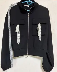 axes famme アクシーズファム　トラックジャケット　黒のサムネイル
