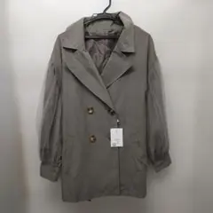 2075　新品タグ付き　グレーコート　Lサイズ