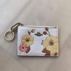 COACH パスケース 定期入れ 花柄