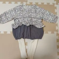 花柄ロンパース　70サイズ