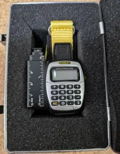 STANLEY デジタル計算機 メジャー付き ケース付き