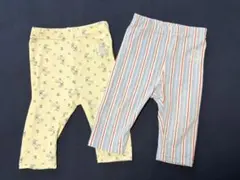 みい様専用【2枚セット】バースデイcottoli レギンス 80サイズのサムネイル
