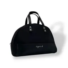 美品 agnes b. アニエスベー ミニバッグ ハンドバッグ ドーム型 手提げ