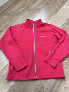 短時間3回超美品★モンベル★フリース★シャミース★ピンク★1104874★150