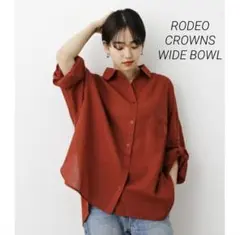 1138 ロデオクラウンズワイドボウル Natuly Linen オーバーシャツ