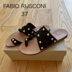 【新品未使用】靴底ラバー付き　FABIO RUSCONI サンダル 37 新品未使用】靴底ラバー付き FABIO RUSCONI サンダル 37 - メルカリ