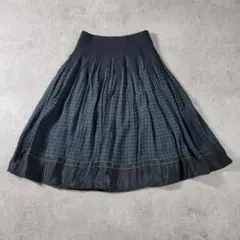 【美品】NICOLE プリーツフレアスカート Sのサムネイル