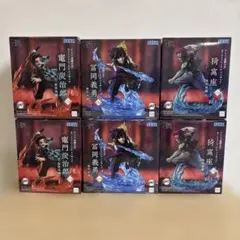 鬼滅の刃 XrossLinkフィギュア 竈門炭治郎&冨岡義勇&猗窩座 3種6体