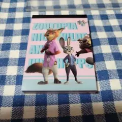 Zootopia ニック・ワイルドとジュディ・ホップス メモ帳