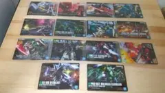 ガンダムパッケージアートグミカード14枚