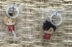 ハイキュー！！ガチャガチャふらっとめじるしアクセサリー　孤爪研磨　黒尾鉄朗