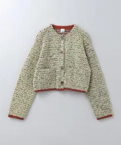 6(ROKU)ミックスカーディガン