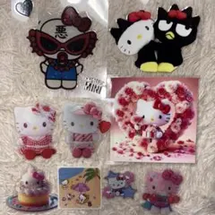 キティちゃん ハーフ アメステステッカーセット