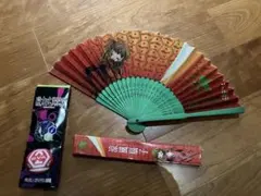 エヴァンゲリヲン　アスカ ラングレー扇子　ラウンドワン