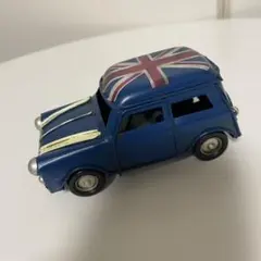 ミニクーパー ヴィンテージモデル ブリキ おもちゃ ブルー レトロ 車
