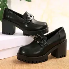 ローファー　厚底　送料込み