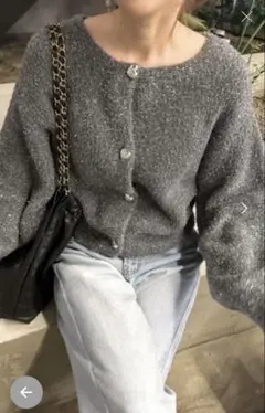 リエディ ハートボタンカーディガン Lサイズ