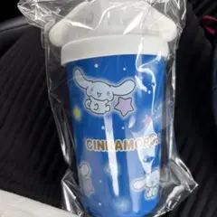 シナモロール フタ付きカップ 青