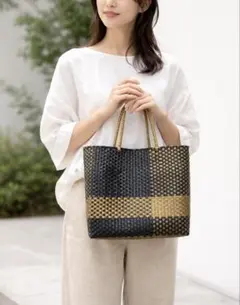 メルカドカゴバッグ肩にかけるもok