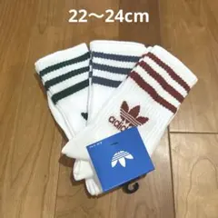 アディダスオリジナルス　ラインソックス　トレフォイル　ロゴ　人気のサムネイル