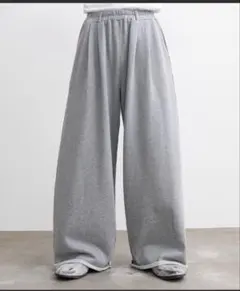 sinss 2タックスウェットパンツ　L ライトグレー