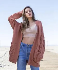 ALEXIA STAM アリシアスタン カーディガン ガウン フリー 新品未開封