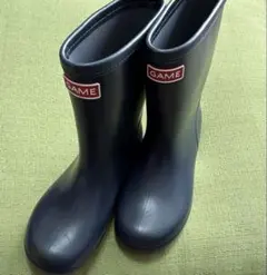 GAME ブラック 長靴 21.0cm