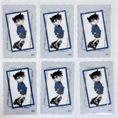 コナン6点　トレーディングクリアカード　コナン探偵社