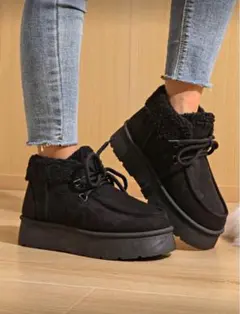 ぴーすけ様専用！新品☆ファーブーツブラック