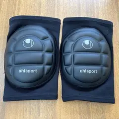 uhlsport ウールシュポルト ニーパッド ブラックＬサイズ 2個セットのサムネイル