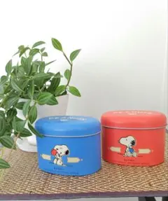 スヌーピー空き缶2つセット　USJ限定　ユニバーサルスタジオジャパン