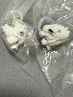 プロ野球マスコット　めじるしアクセサリー　レオ　2個セット　ソフトバンク