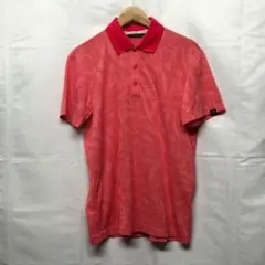 adidas アディダス ポロシャツ L ゴルフ 総柄 ボタニカル L1730