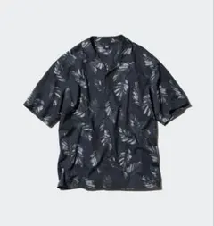 UNIQLOユニクロ　プリントオープンカラーシャツのサムネイル