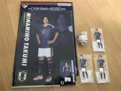 サッカー日本代表 一番くじ　アクリルスタンド ちょこのっこフィギュア　セット