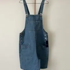 新品タグ付き　bittoko デニム　オーバーオール　ジーンズ　半ズボン