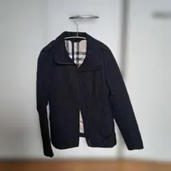 Burberry ブラック キルティングジャケット 40