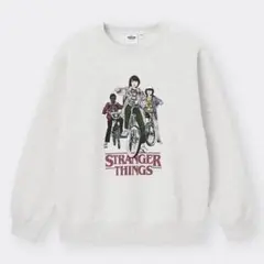 新品！STRANGER THINGS NETFLIX GU Sweat Grey