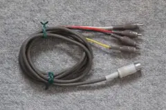 DIN 5ピンオス- 4RCA オス ケーブル