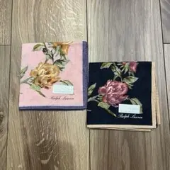 Ralph Lauren ラルフローレン 花柄 タオル 2点セット
