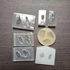 シリコンモールド レジン型 鉱石 クリスタル形状 7個セット