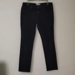 ユニクロ　コーデュロイ スキニーパンツ ネイビーヒートテック６１㌢