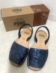 AVARCA PONS ☆アヴァルカ ポンズレザーサンダル ☆37 グリッターのサムネイル