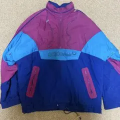 adidas オリジナルス　パープル ブルー ジャンパー