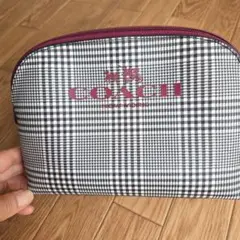COACH ポーチ チェック柄のサムネイル