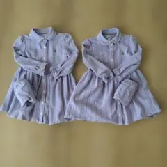 Ralph Lauren ストライプワンピース 2着セット 18M